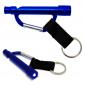 Carabiner Flashlight With Whistle and Webbing